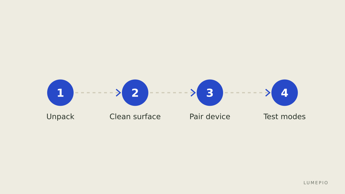 Basic setup steps