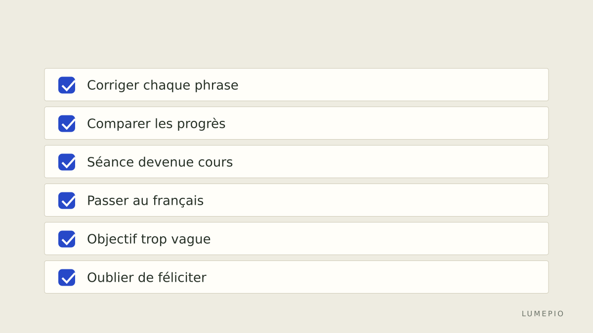 Pièges fréquents et parades