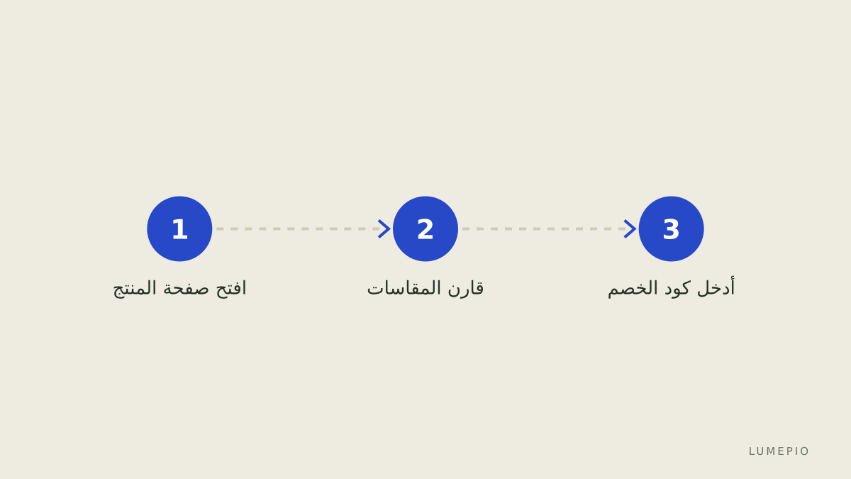 اختيار المقاس والموديل