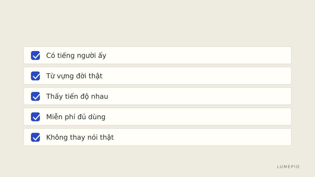 Kiểm tra trước khi chọn công cụ