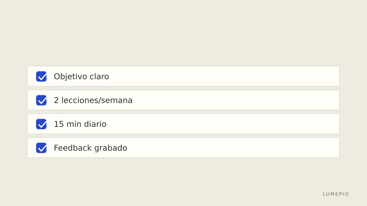 Checklist de decisión