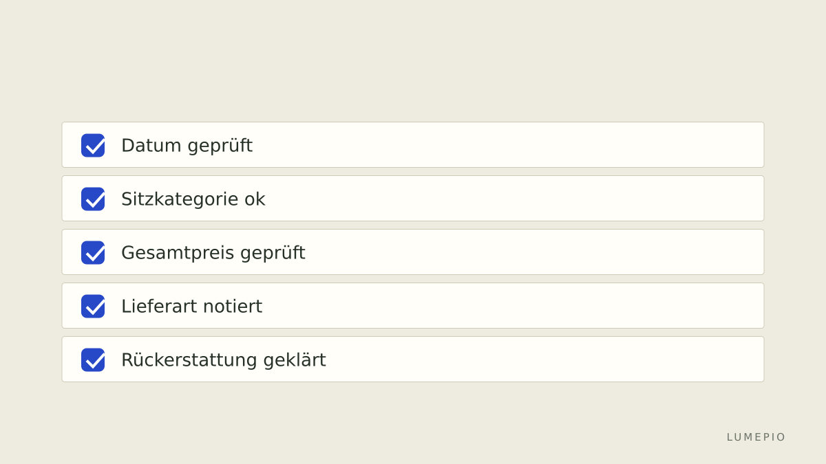Kauf-Checkliste