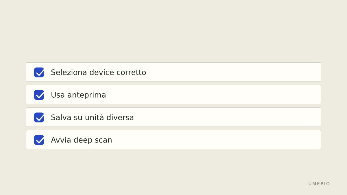 Controlli chiave