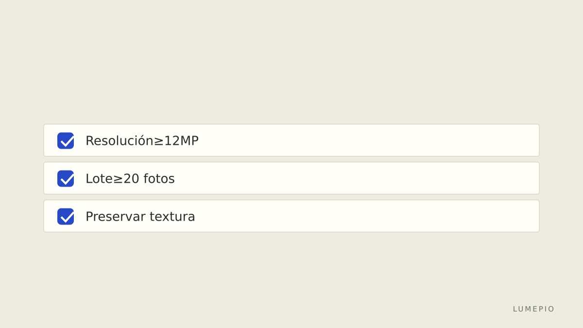 Checklist de decisión