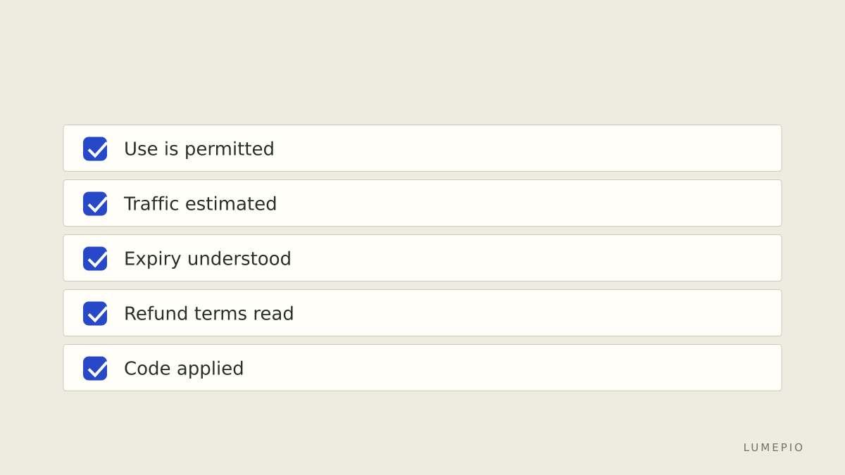 Thordata checklist