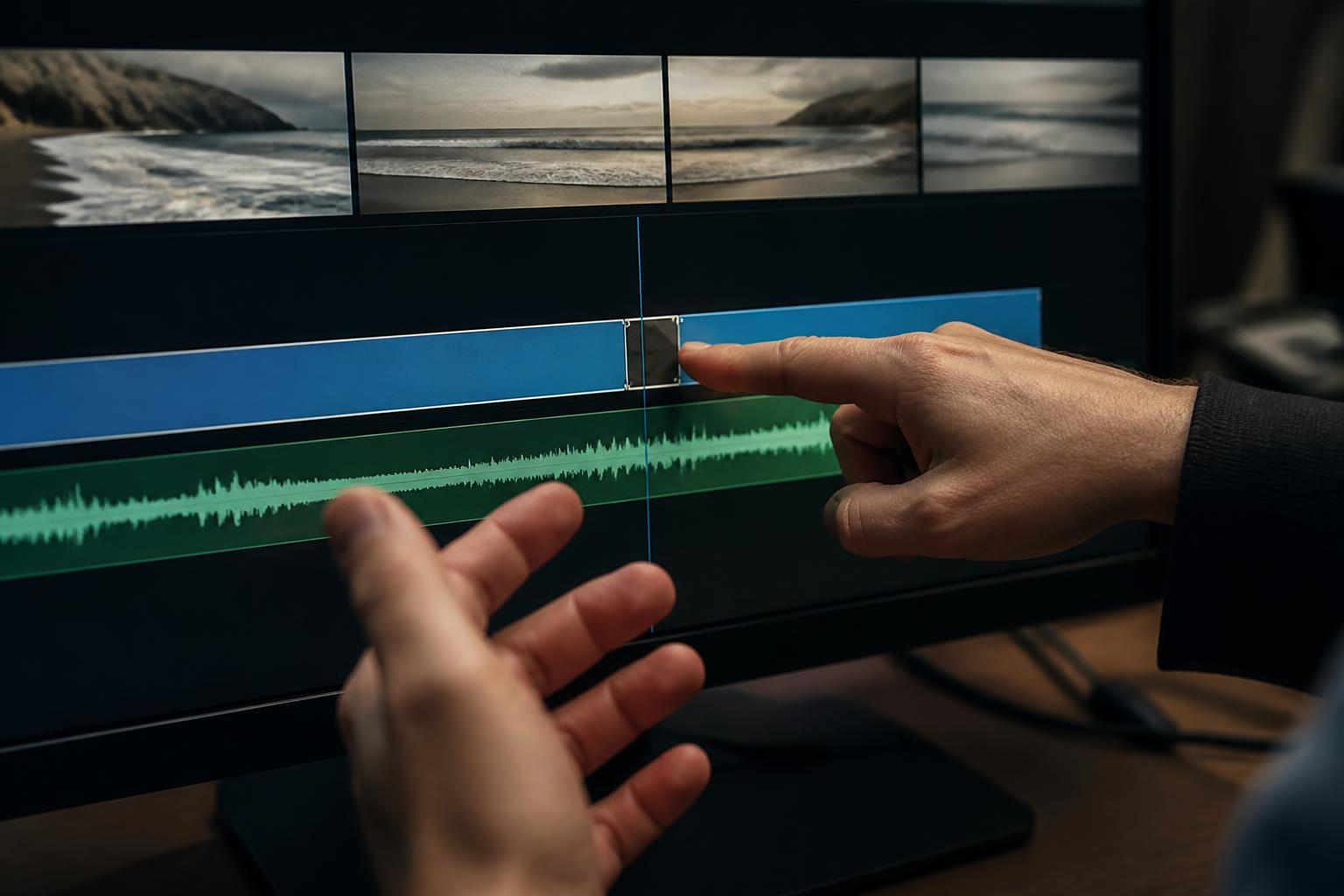 Ukázka editace krátkého klipu před a po
