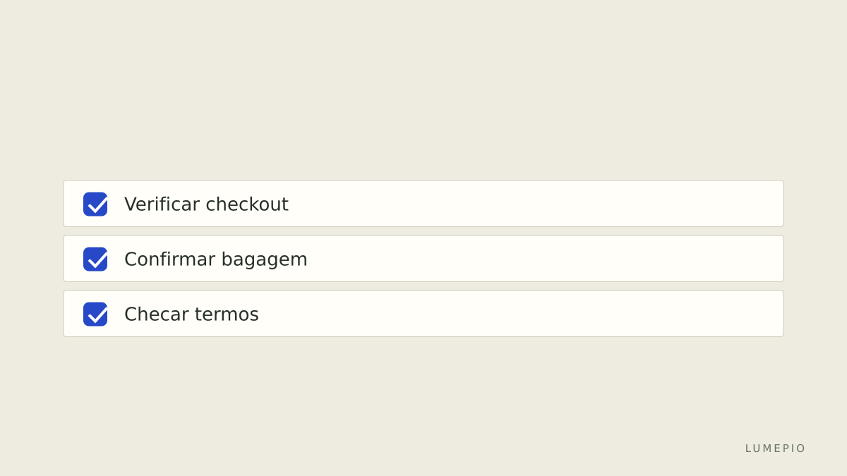Checklist visual